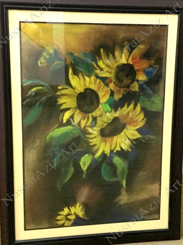 sun flower painting